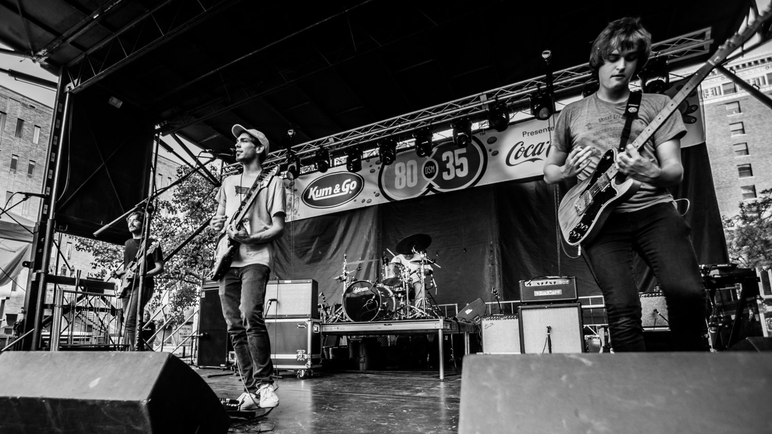 Remo Drive performing at 80/35 Music Festival 2018 in Des Moines, Iowa